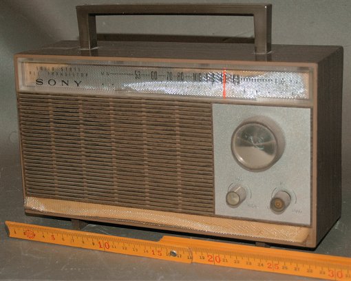 トランジスター式ホームラジオ